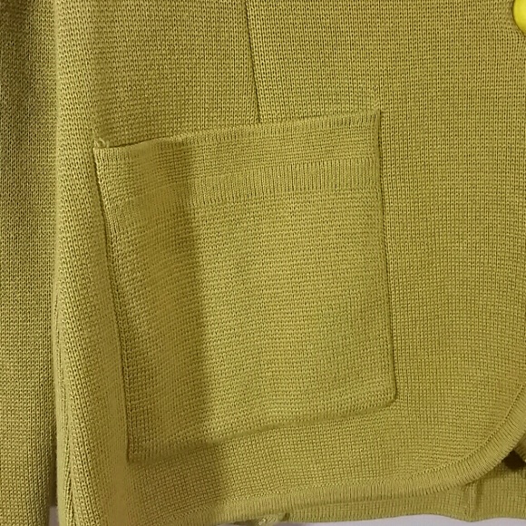 Milano Mustard Spice Cardigan Blazer - Picture 5 of 8